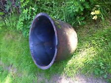 Vintage cast iron copper kettle couldron wash pot architectural salvage planter