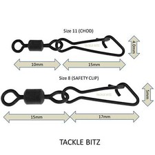 Snap Link Swivels Size 8 and