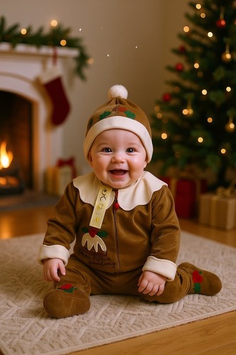 Baby christmas pudding - baby,