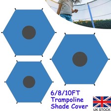 Trampoline Shade, 6ft 8ft 10ft Waterproof Oxford Trampoline Canopy for Backyard