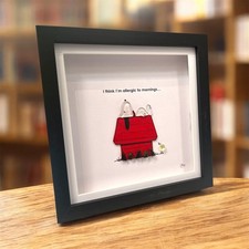 Sea Glass Art Craft - Snoopy