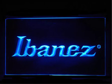Ibanez Guitars Bass Acoustic Music Led Neon Light Sign for recording studio