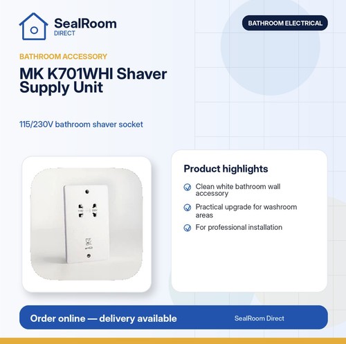 K701whi shaver supply unit - mk,