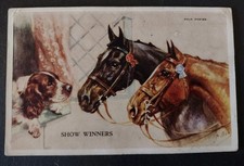 Artist Horse Postcard, Polo