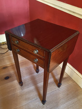 Antique Mahogany Pembroke Side