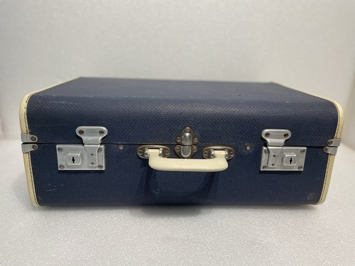 Suitcase vintage blue - vintage,