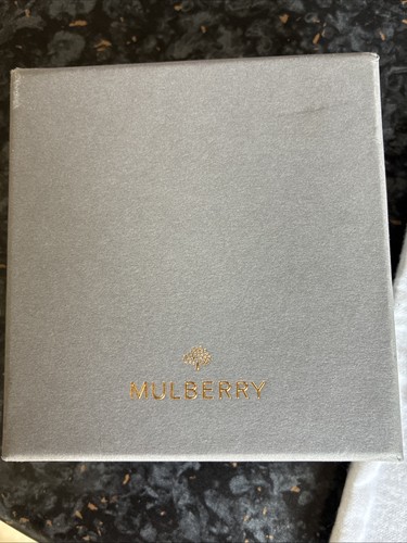 Mulberry grey empty gift box - mulberry,