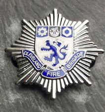 OBSOLETE CLEVELAND FIRE BRIGADE Cap Badge