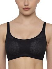 Triumph T-Shirt Bra Women's Fit Smart Non-Wired 4D Padding & Lace Comfy Black