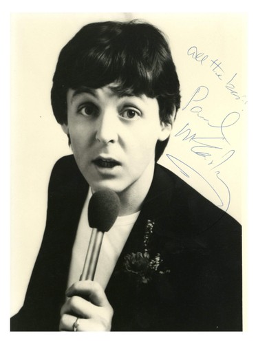 Paul mccartney signed - paul,