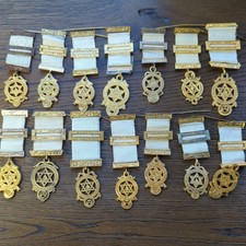 Lot of 14 Masonic Medals -