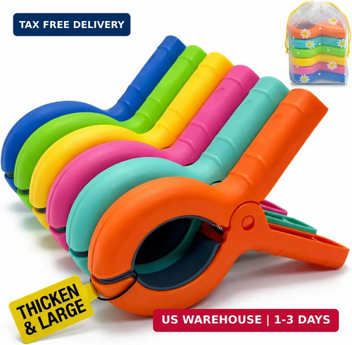 Large beach towel clips for - beach,