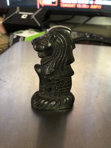 Old bronze dragon - bronze, lionfish