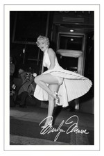 MARILYN MONROE SIGNED AUTOGRAPH PHOTO PRINT 