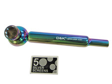 Rainbow Glass Smoking Pipe