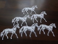 6 Die cuts Horse  cut in
