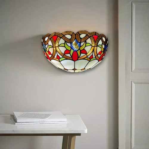 Tiffany style wall sconce - wall,