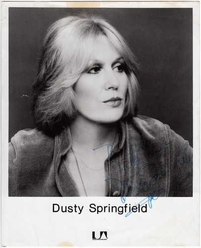 Dusty springfield autographed - springfield,
