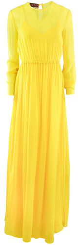 Gucci silk chiffon evening - silk,