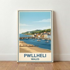 Pwllheli, Wales Travel Poster