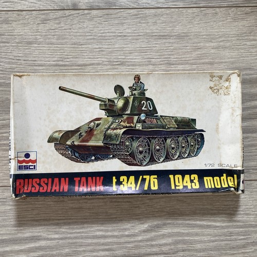 Esci vintage russian - esci, tank