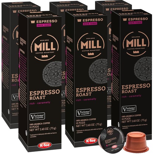 Dark roast espresso pods - dark,