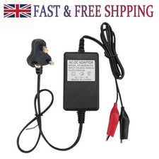 UK 6V Volt Sealed Lead Acid Battery Charger For Motorbike Quad Bike Kids Toy Car