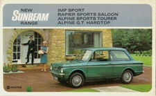 Sunbeam range 1966 - 1966-67, uk