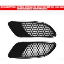 Pair Glossy Black Front Bonnet