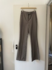 Zara dogtooth gingham trousers