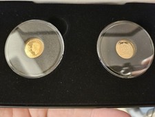 80th Anniversary Of George Vl Coronation Solid Gold Coin Pair Ltd Edition
