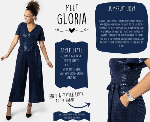 Popsy gloria cullote jumpsuit - popsy,