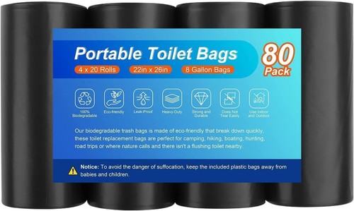 Portable camping toilet - camping,