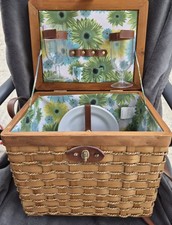 Wicker Picnic Hamper Basket
