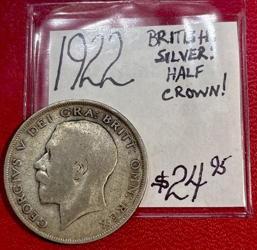 1922 british silver half - 1922, silver!