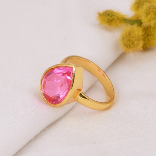Pear shape kunzite quartz - kunzite,