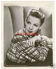 Judy Garland autographed photo print