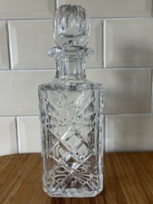 Royal Brierley Braemar’ Cut Crystal Decanter with Original Stopper In VGC