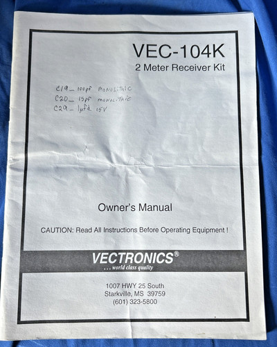 Vectronics vec 104k meter - vec-104k, 2
