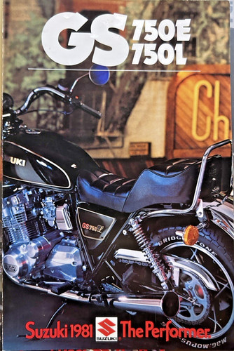 1981 suzuki 750l 750e - gs-750l, gs-750e
