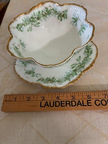 Limoges france green white - france,