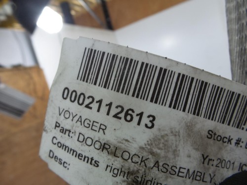 2001 chrysler voyager - voyager, door