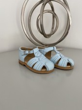Baby Boy Toddler Panyno Spanish Leather Sandal Pale Blue Size EU 21 UK 4.5