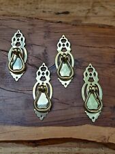 4 x Brass Antique Style