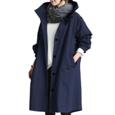 Womens Oversize Hooded Trench
