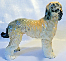 Vintage Handsome Coopercraft Afghan Hound Dog Figurine Figure Ornament