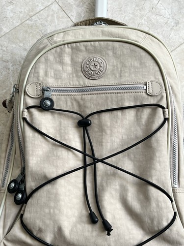 Kipling beige wheeled carry - kipling, carry-on