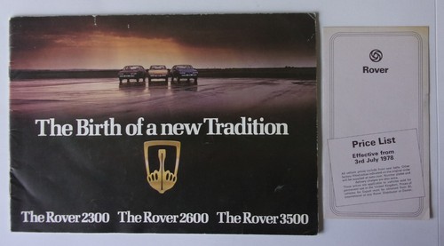 Rover 2300 2600 3500 sd1 - 2600,