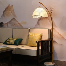 Boho Bliss Bamboo Floor Lamp