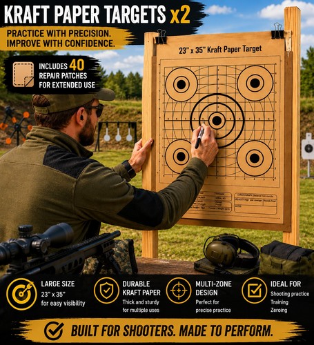 Range shooting large target - shooting, x2